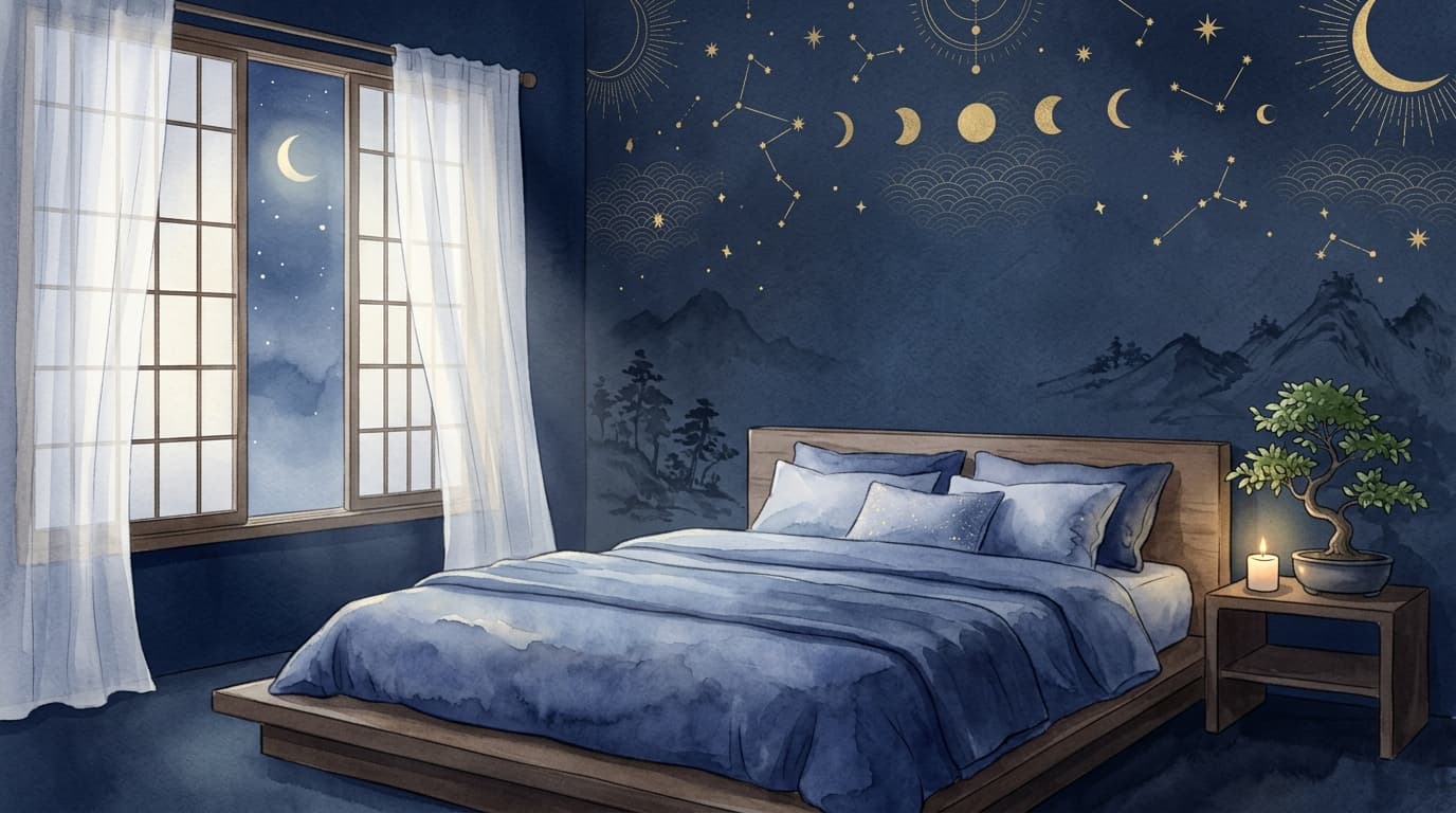 風水で寝室の運気を上げる完全ガイド|ベッド配置・色・方角・NGアイテムを解説